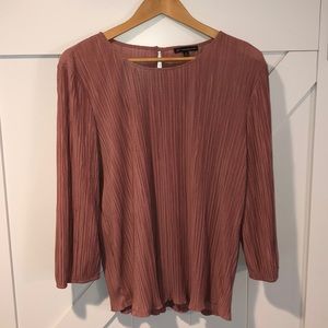 ADRIANNA PAPELL Women’s Pleated Blouse